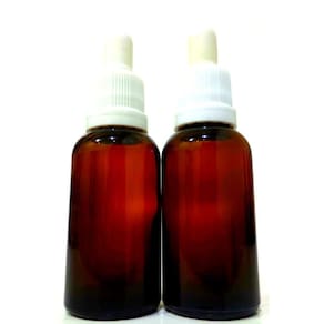 Combo 2 Frascos de vidro Âmbar com Conta gotas 30 ML