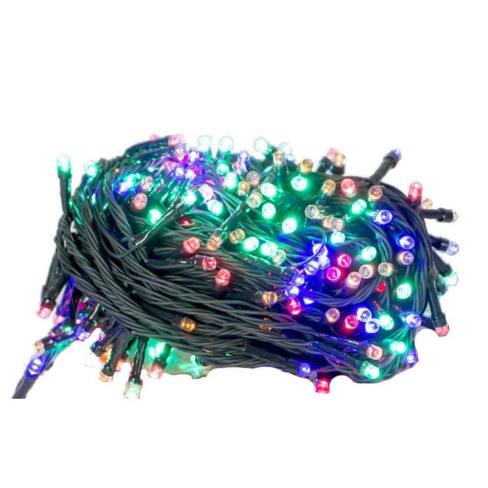 Pisca Pisca Led Natal Colorido 100 Leds 110v 8 Funções