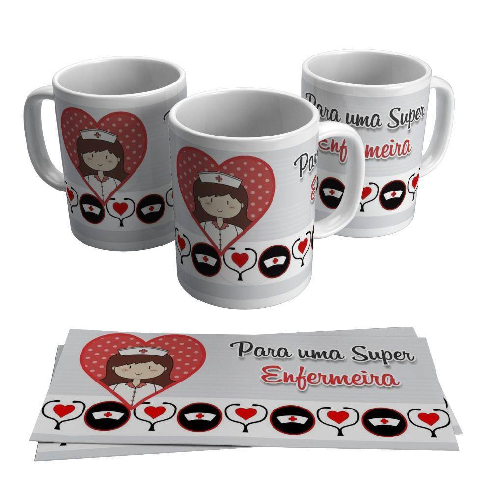 Caneca Enfermagem Presente Profissão Formatura Curso Turma