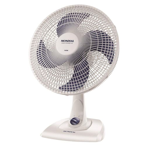 imagem-Ventilador de Mesa 40cm 140W Mondial Maxi Power V45 com 3 Velocidades e 4 Pás Branco 127V - 127 V