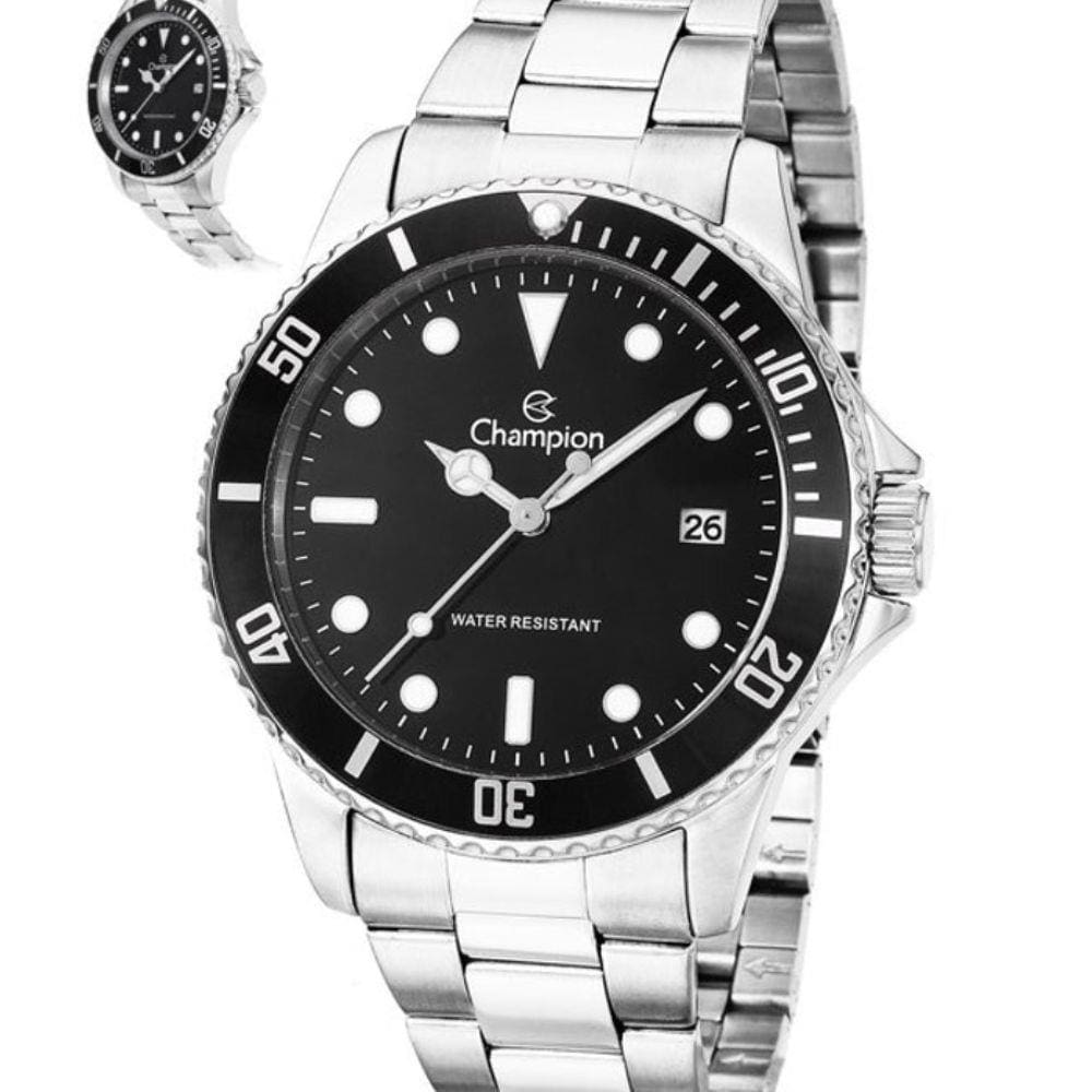 Relógio Champion Masculino Prateado Ca31266t