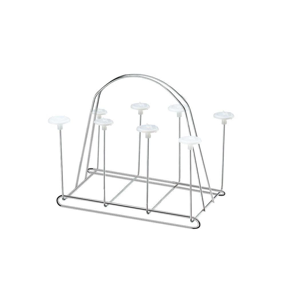 Suporte para 8 copos Aço Carbono Cromado Cozinha Future Louç