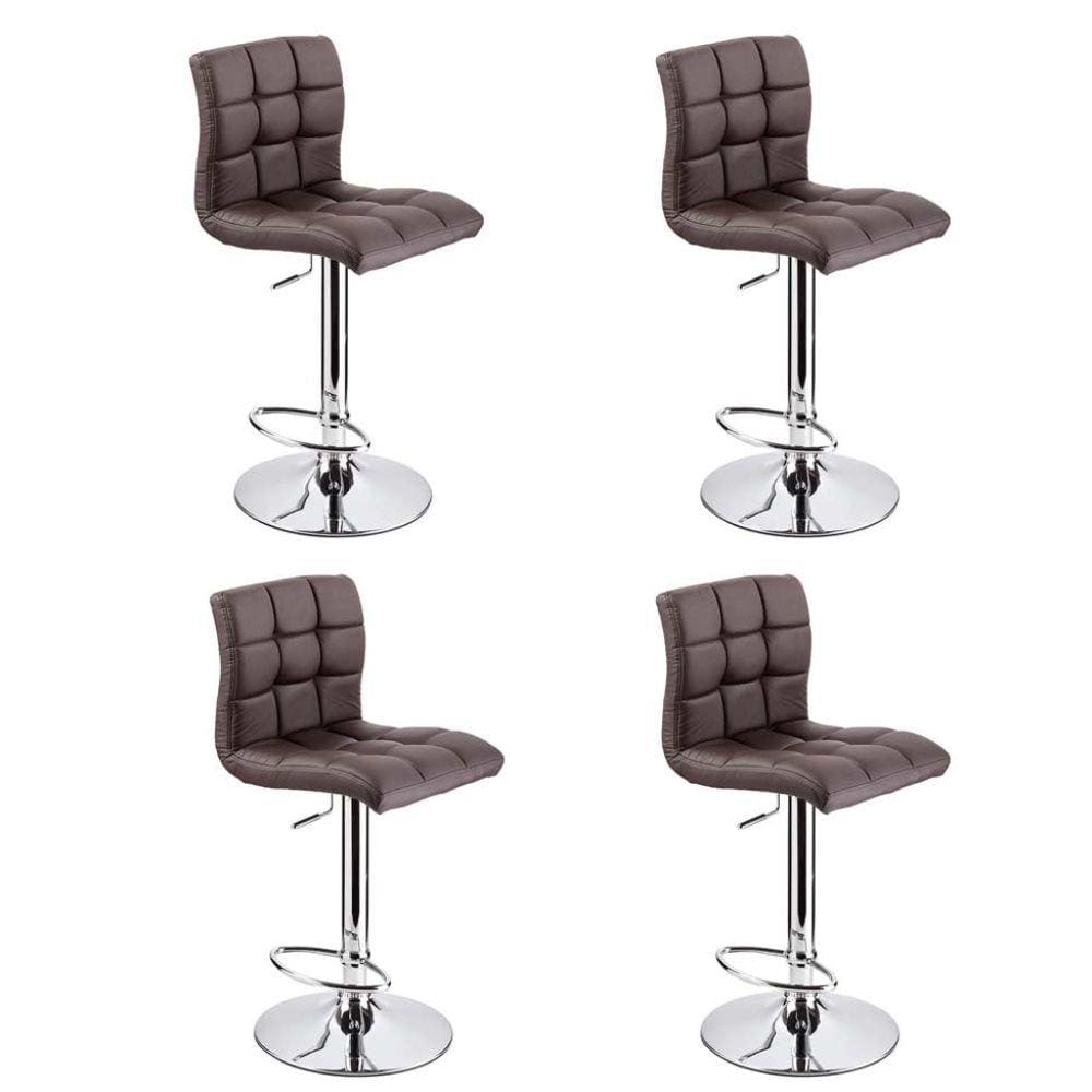 Conjunto com 4 Banquetas Altas Fitz 