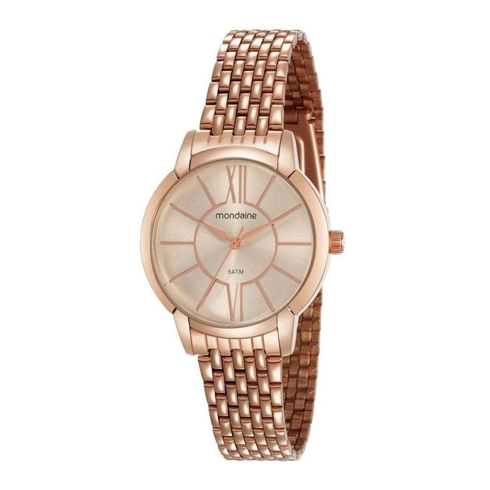 Relogio Mondaine Feminino Ref: 53615lpmvre3 Social Rosé