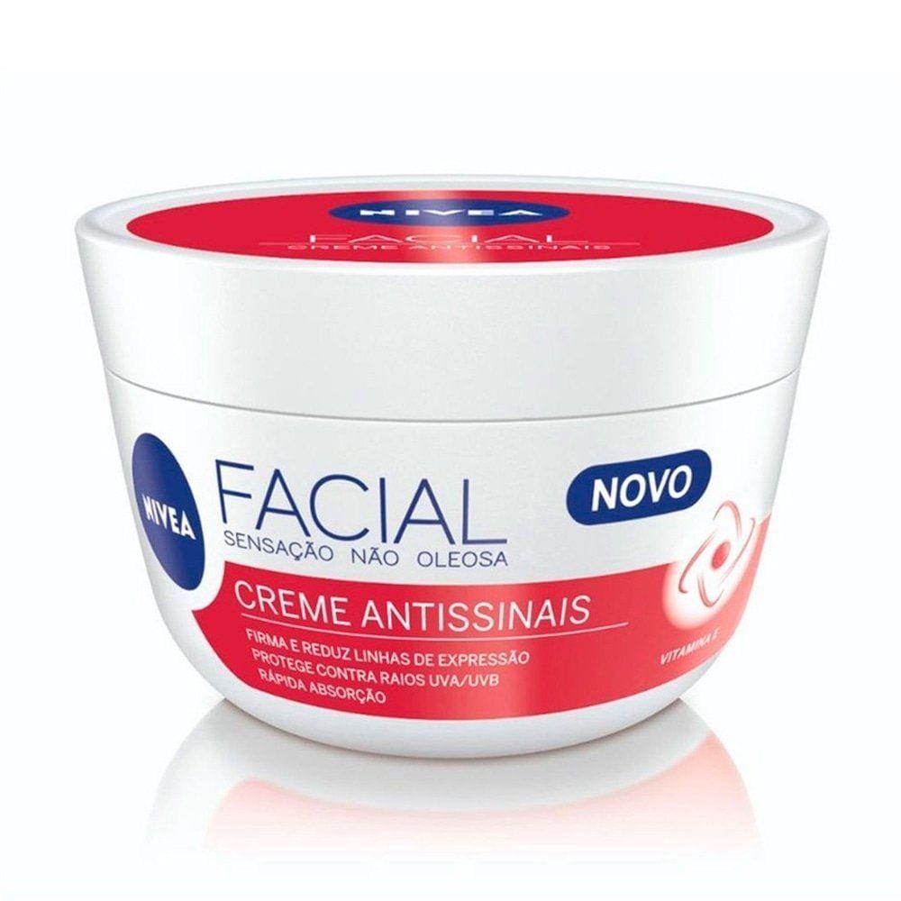 Creme Facial Nivea Antissinais com Vitamina E 100g