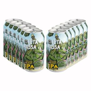 Pack 12 cervejas Roleta Russa Easy Ipa 350ml lata