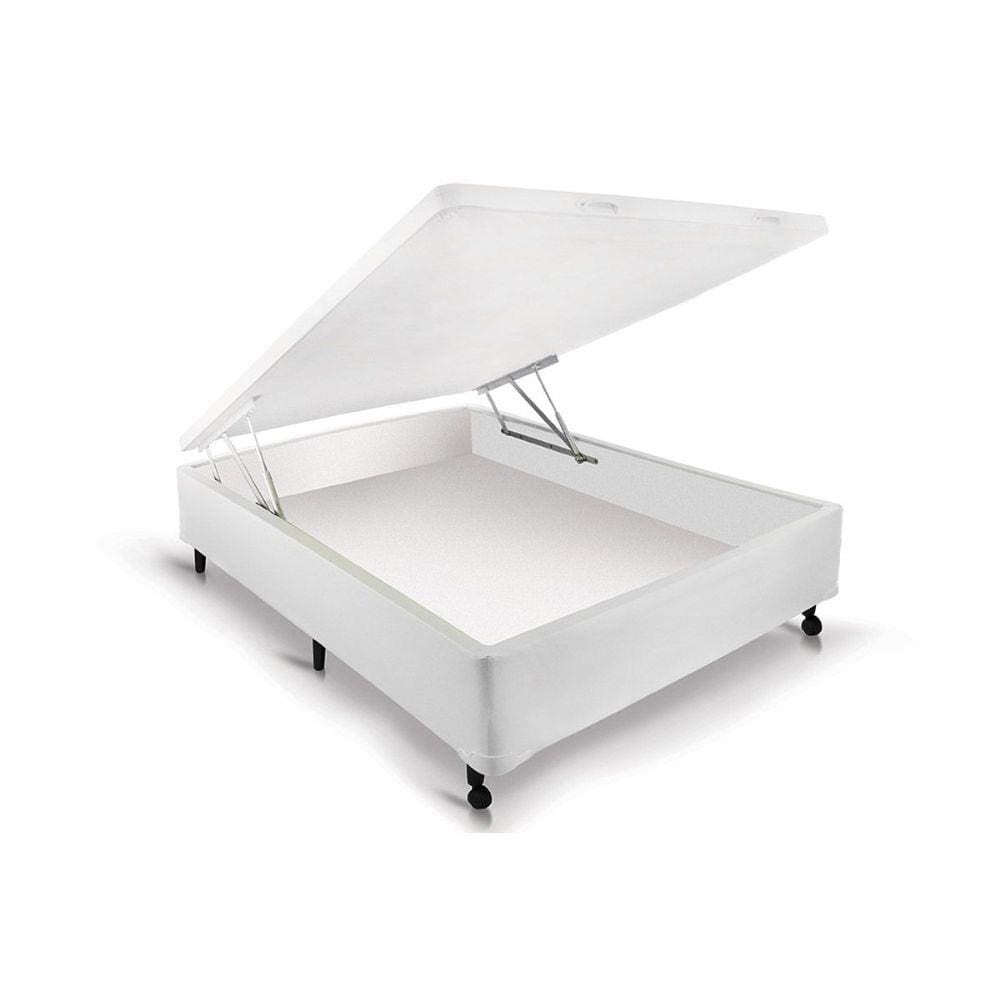Cama Box Baú Castor Universal Casal - 1,38x1,88x0,30