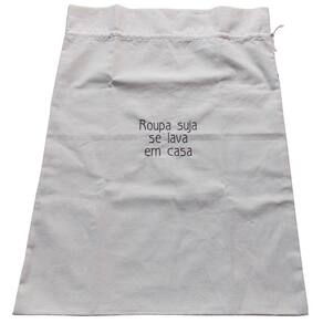 Saco Para Roupa Suja Viajem Mala Algodão Sacola Fechada