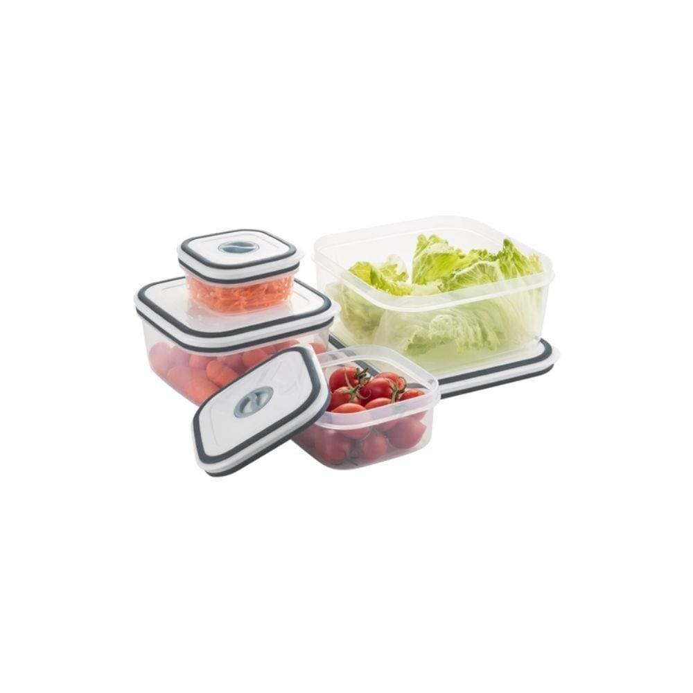 Kit Potes para Cozinha com Tampa 4 Unidades Electrolux