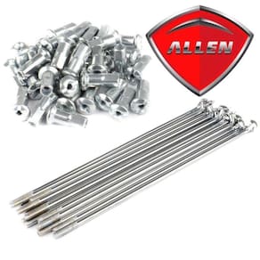 Raio Traseiro NX 400 Falcon Cromado 4MM JG 36 PÇS (allen)