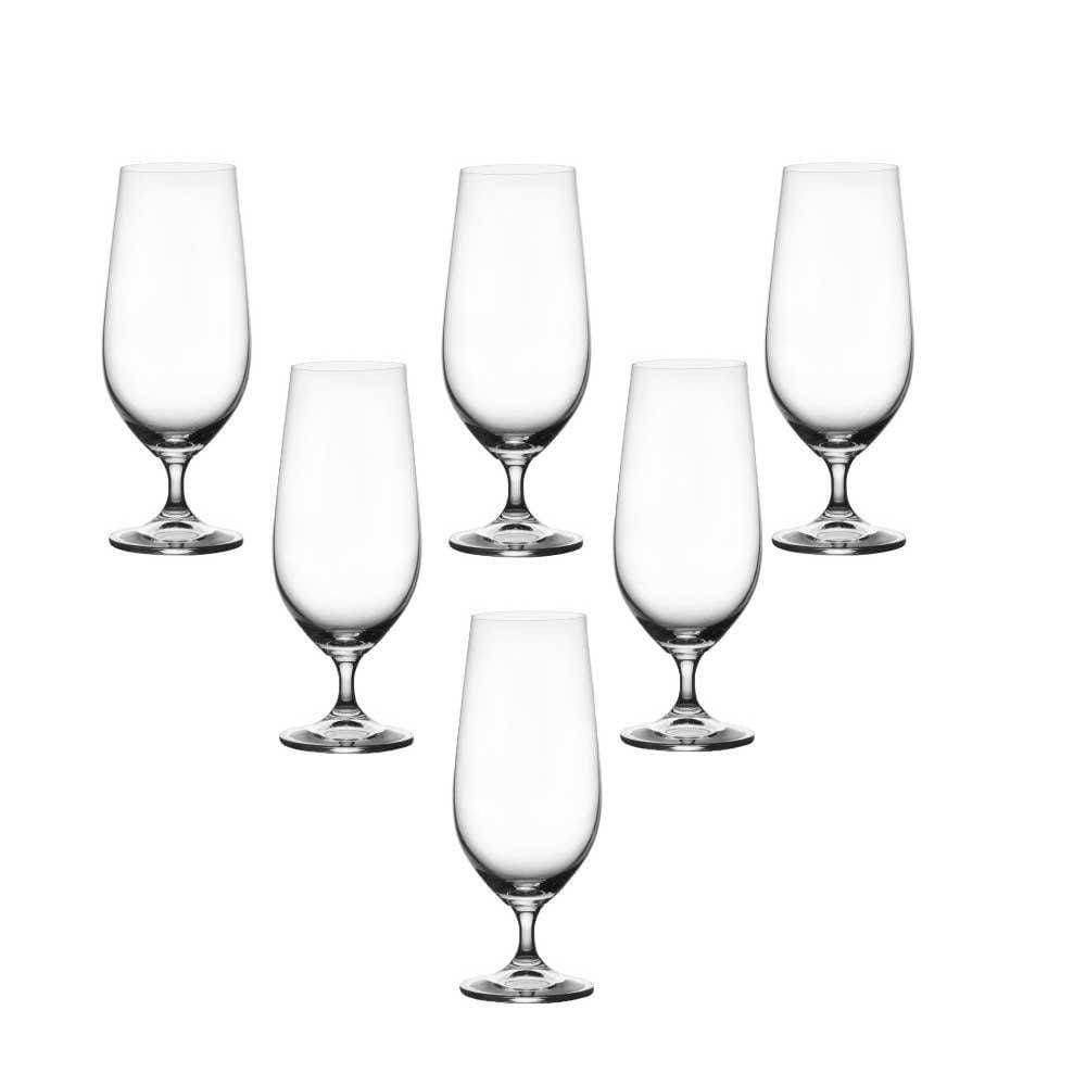 Copo Bohemia Taça Cristal 380ml Cerveja Kit 06 peças