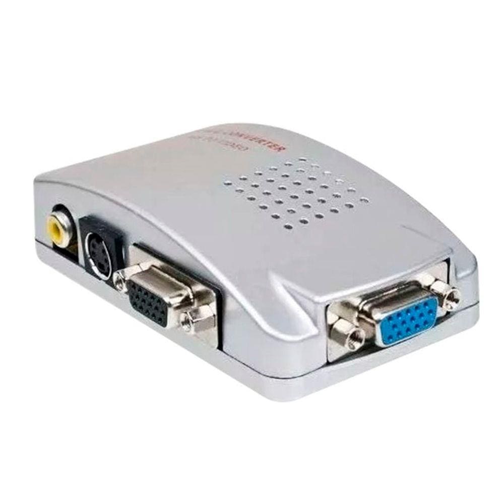 Conversor PC TV De Vga Para AV com Saídas S-vídeo E Vga Rca