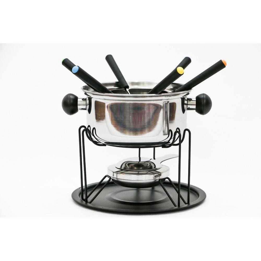 Conjunto para Fondue De Inox com 11 Peças 410 ml