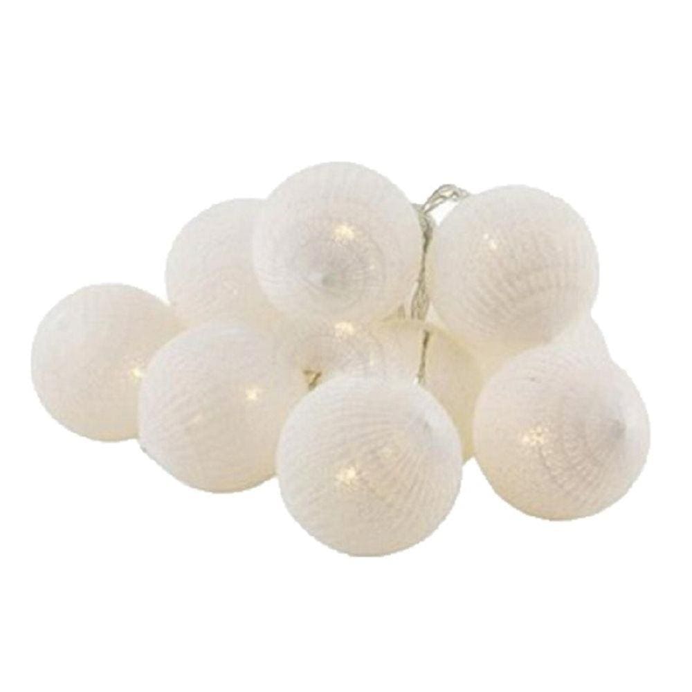 Cordão Luminoso de Bolinhas com Led Branco