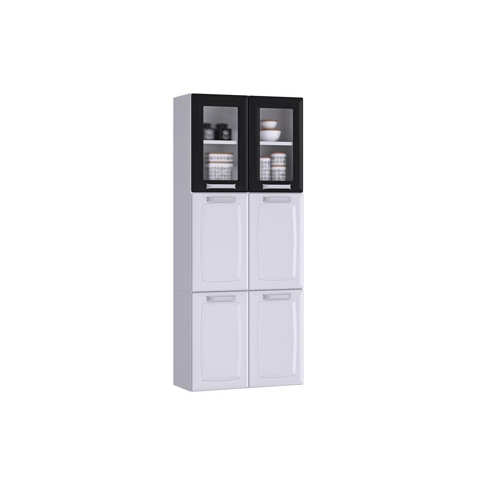 Paneleiro Itatiaia Luce 6 Portas 2 Vidros Alto  IPLDV-70