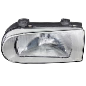 Farol Principal Cinza com Carcaça Preta Gol Parati Saveiro Versão G2 95 até 99