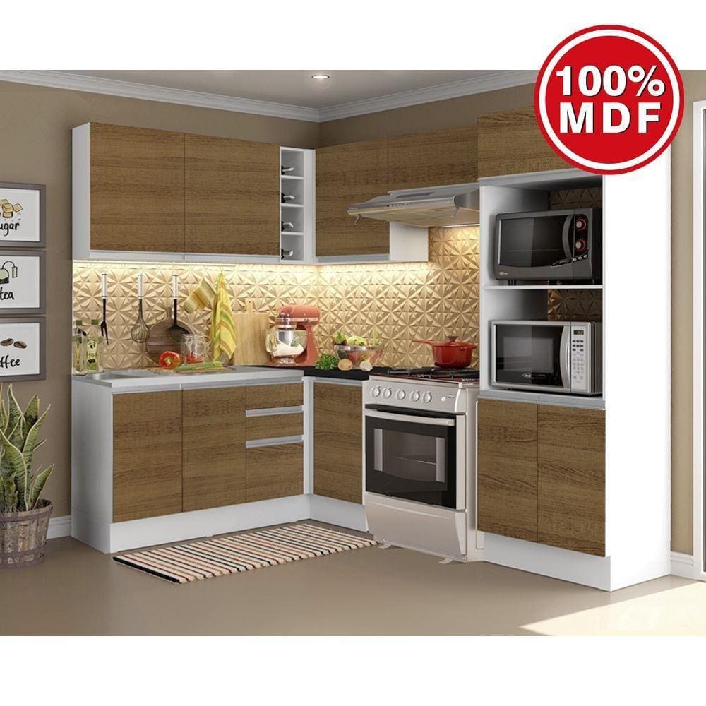 Cozinha Completa Madesa 100% MDF Acordes de Canto