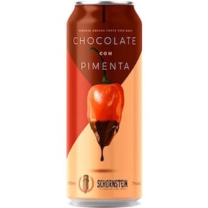 Cerveja Schornstein Chocolate com Pimenta Lata 473ml
