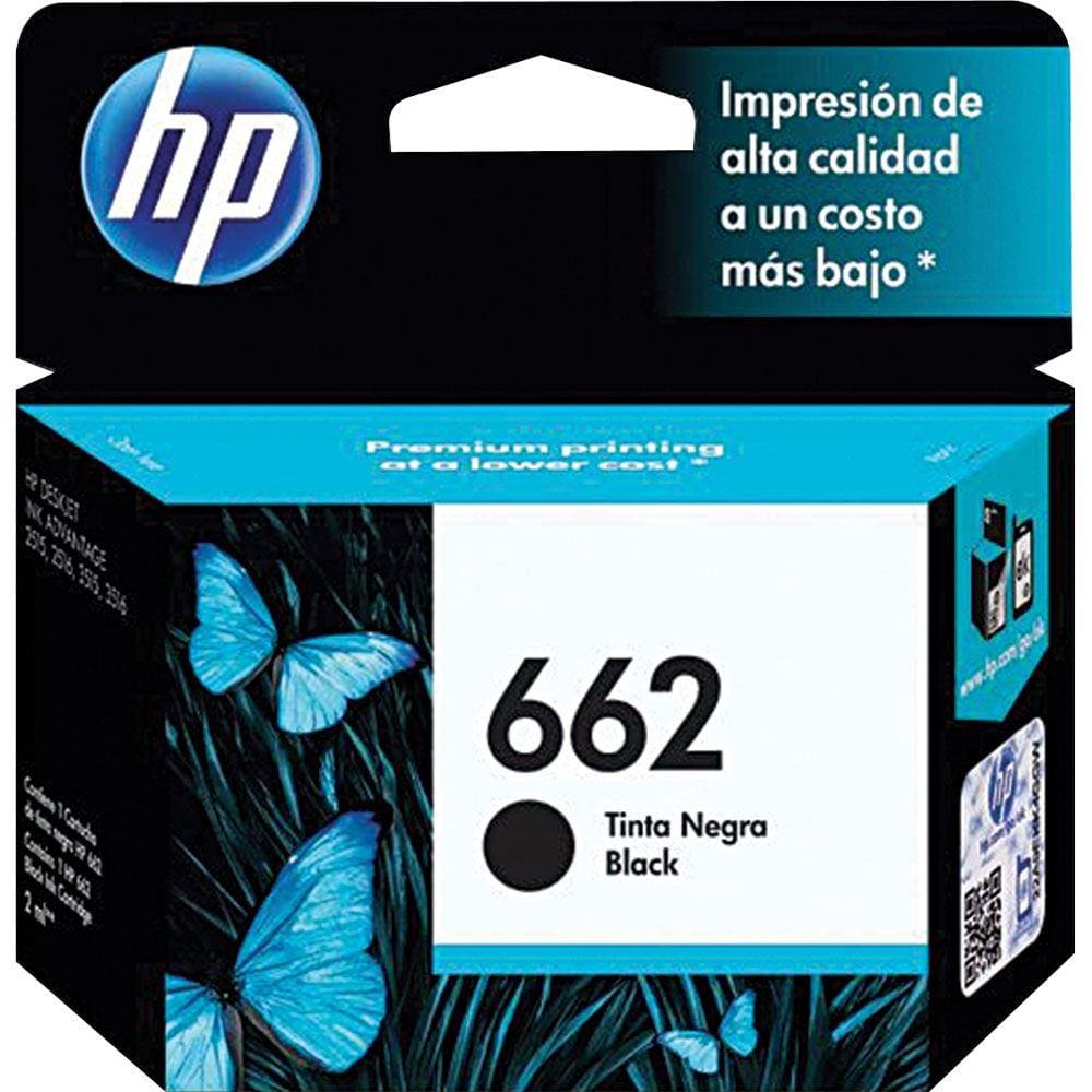 Cartucho de Tinta HP 662 Preto