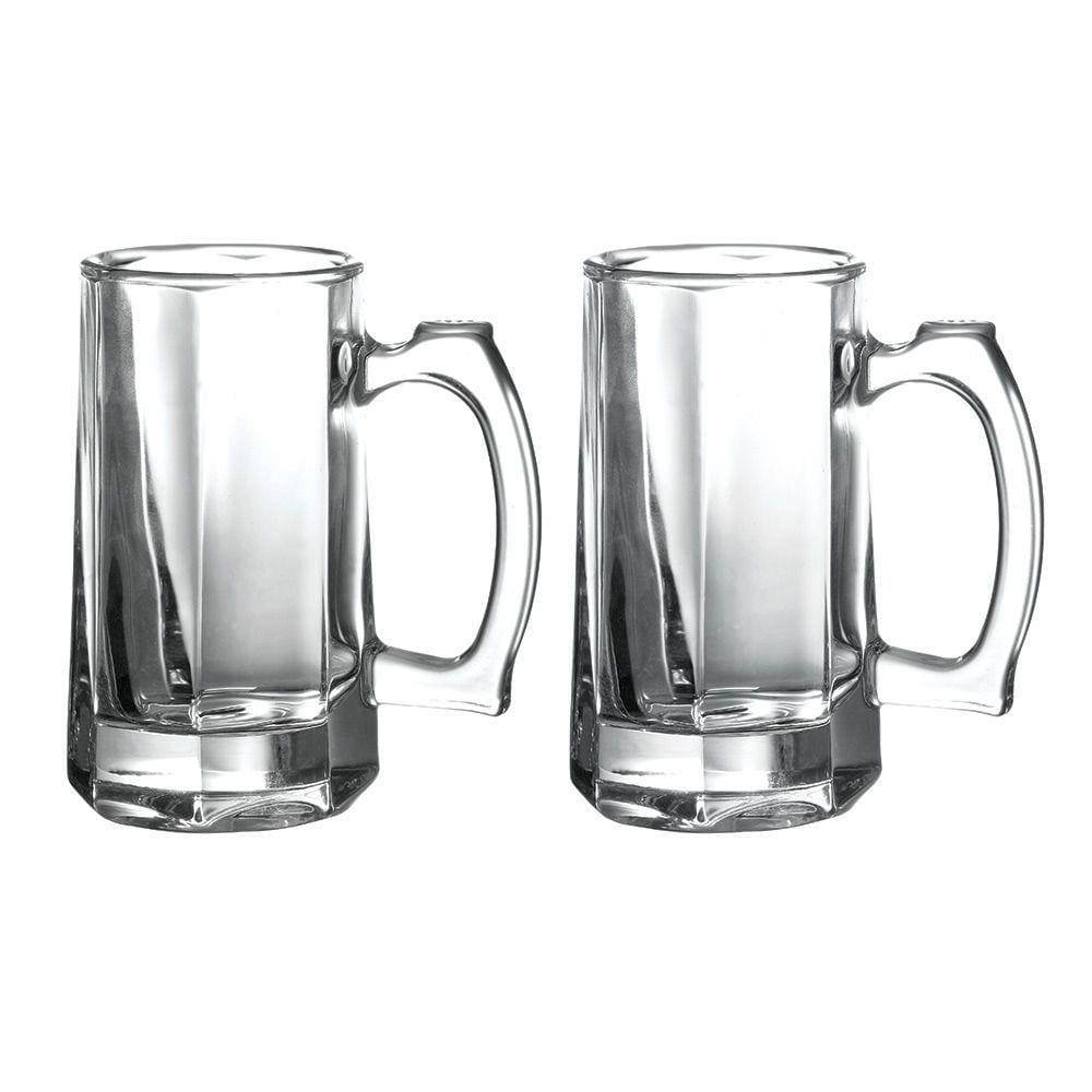 Jogo 2 Canecas de Vidro para Cerveja 370ml - Dynasty Bar
