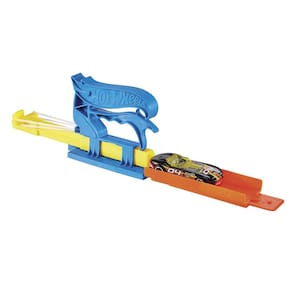 Lancador Com Carrinho Hot Wheels - Azul