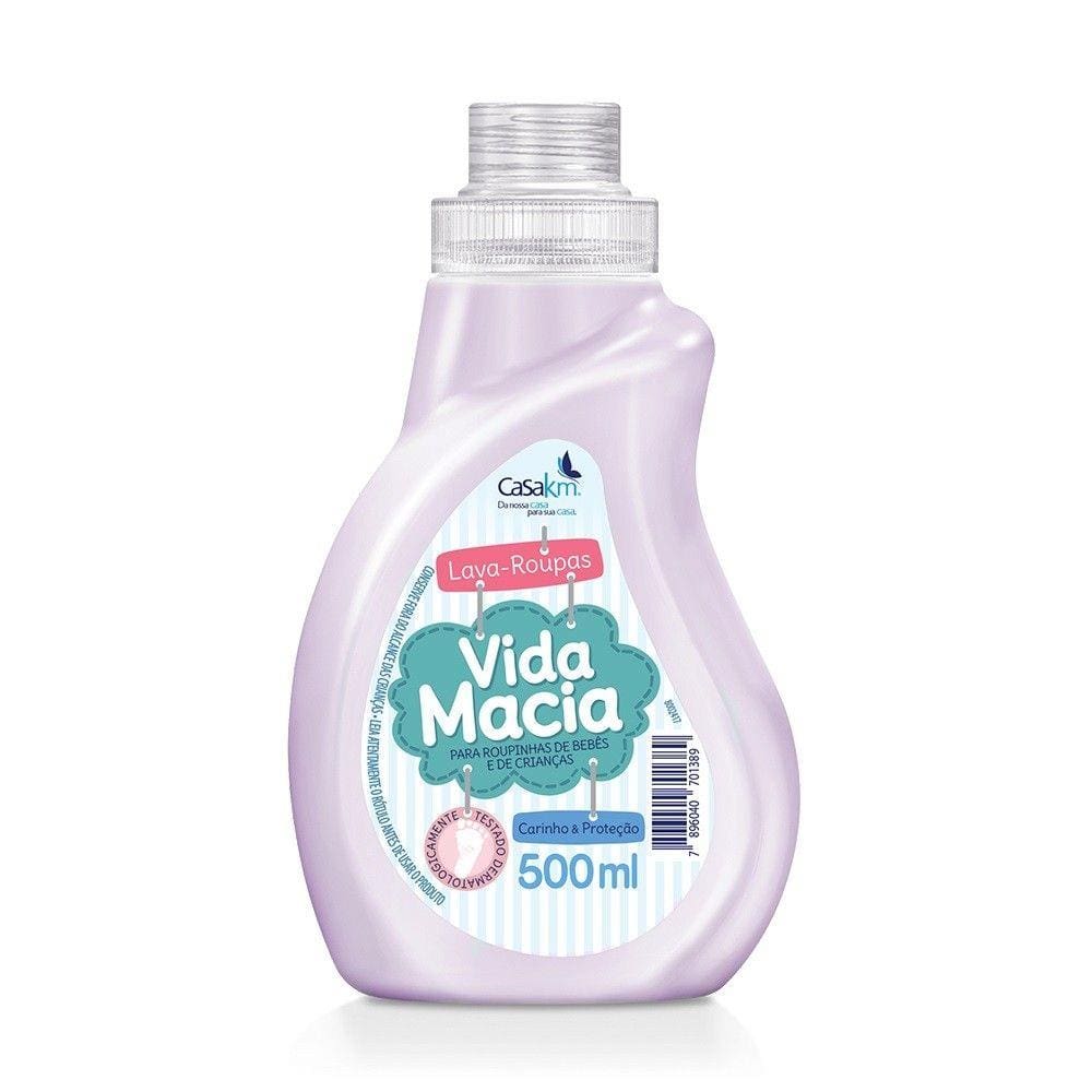 Lava Roupas Vida Macia Com 500 Ml