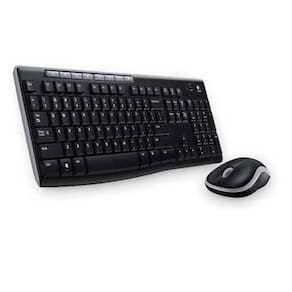 Combo Teclado+mouse Logitech MK270 Wireless USB PRETO/CINZA