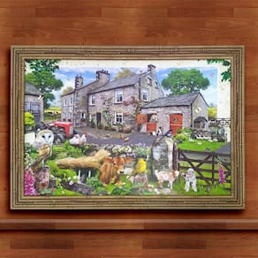 Quadro Decorativo com Moldura Fazenda 60X90CM QD50