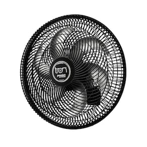 Ventilador Oscilante Parede 50cm Pp Premium Preto 140w - Tron