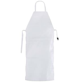 Avental de Viníl PVC Branco 120cm Maicol