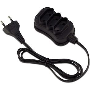 Extensao Eletrica Bipolar 3M 3 Entradas Preta Force Line