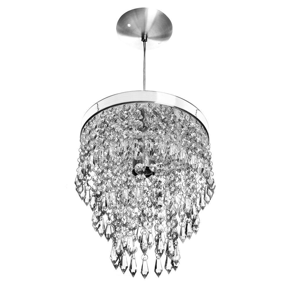 Lustre Pendente De Cristal Acrílico Manucrillic Magnifico