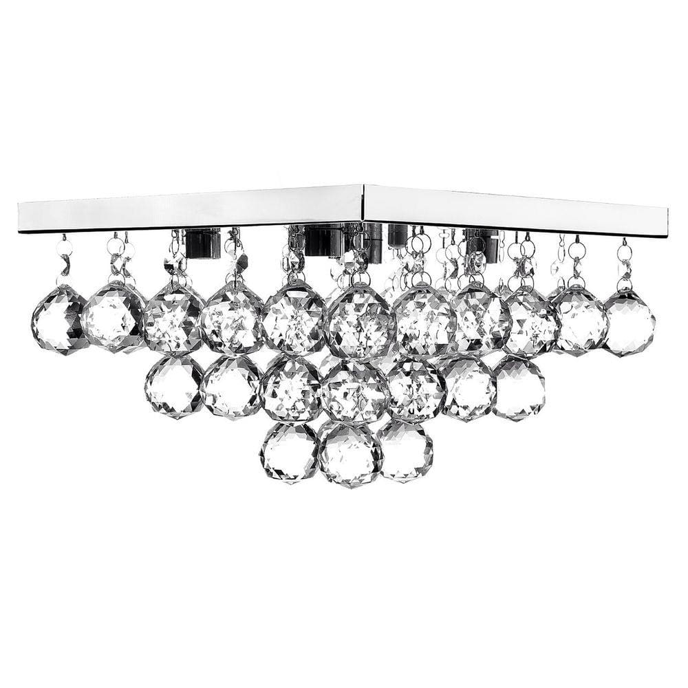 Lustre De Cristal Legitimo Classic Square 30x30 Perfeito