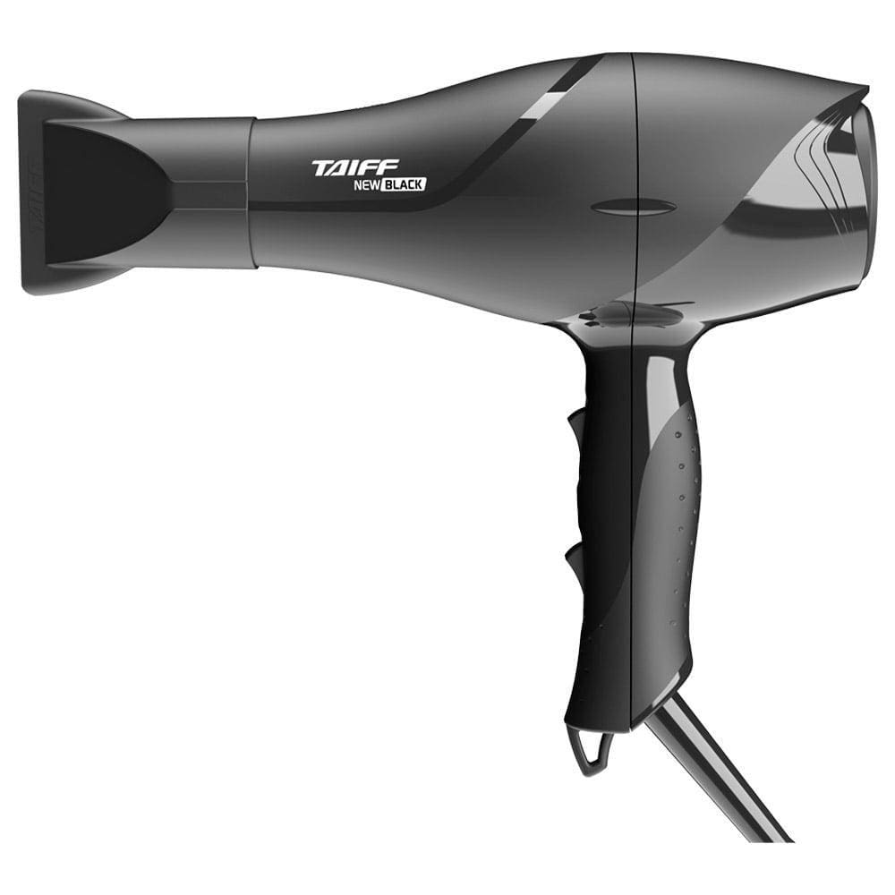 Secador Taiff New Black, 1900W, 2 Vel, 2 Temp, Cabo 1,8m, Preto - 110V