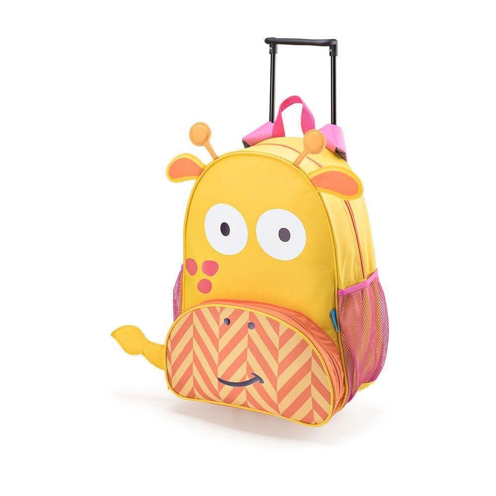 Mochila Infantil Com Rodinhas Girafa
