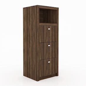 Armário para Pasta Suspensa ME4118 Tecno Mobili Nogal
