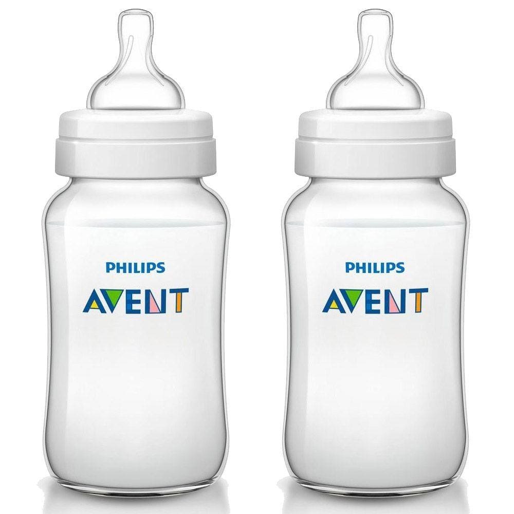 Kit 2 Mamadeiras Avent Classica 330ml (bico3) Antic