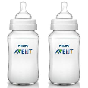 Kit 2 Mamadeiras Avent Classica 330ml (bico3) Antic