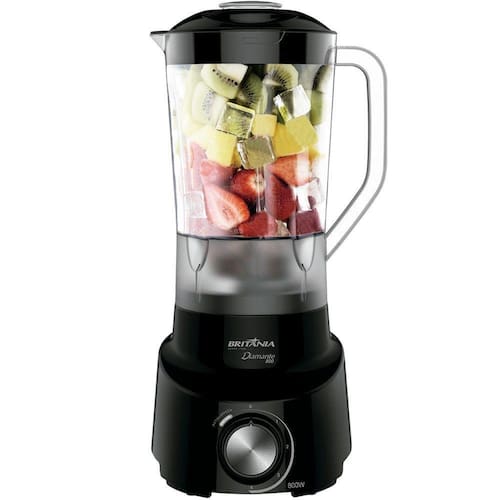 imagem-Liquidificador Britânia Diamante 800 800W 4 Velocidades + Pulsar 2,65 Litros - 110V
