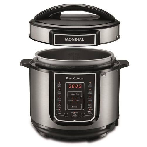 imagem-PE-38 - Panela de Pressão Elétrica Digital Master Cooker 5L  - 110V