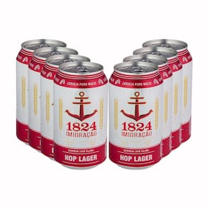 Pack 8 Imigração Hop Lager 350ml lata