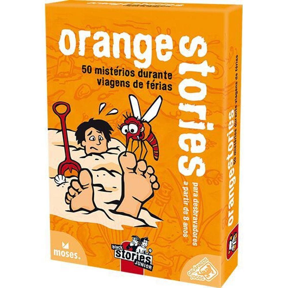 Black Stories Junior Orange Stories Jogo de Cartas Galapagos BLK203