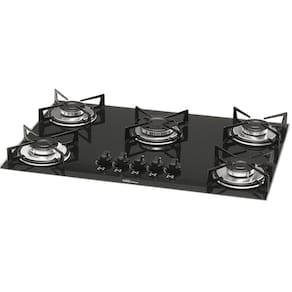 Cooktop a Gás 5 Bocas Fischer 1642 Preto