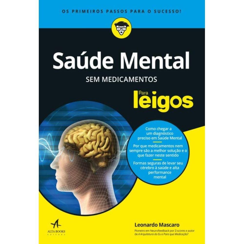 Livro - Saude Mental Sem Medicamentos Para Leigos