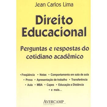 Livro - Direito Educacional - Jean Carlos Lima