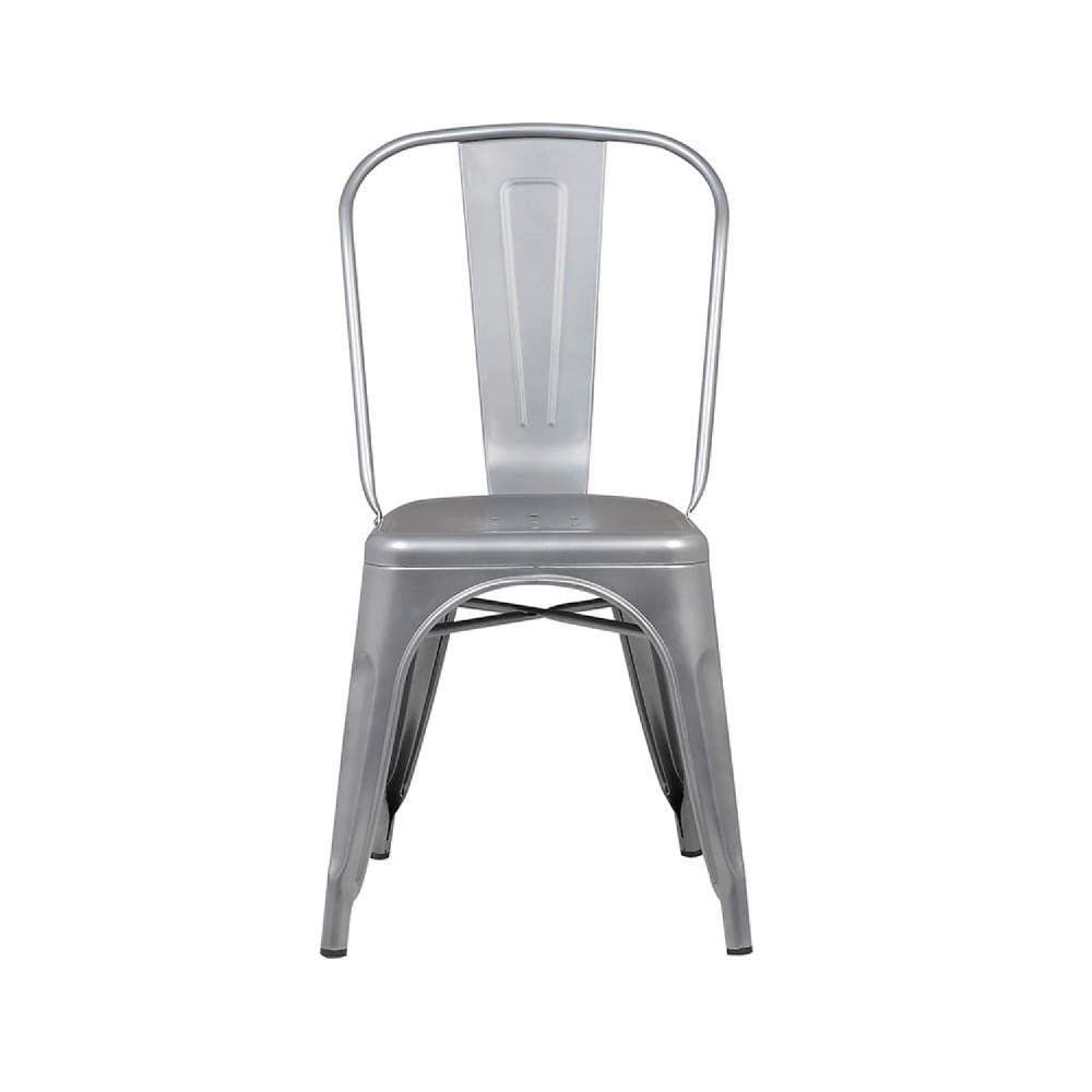 Cadeira Aço Iron Industrial Rivatti Cinza