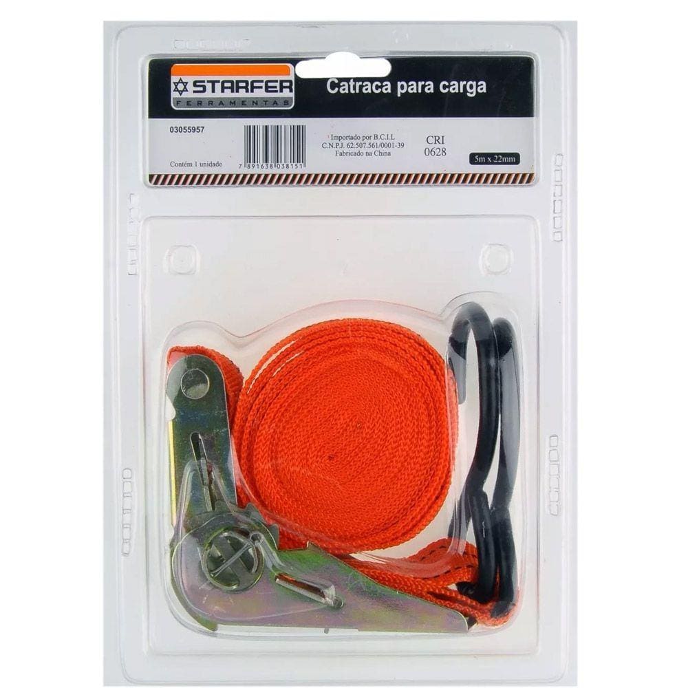 Cinta Para Carga Sem Catraca 1``X4.5M Starfer