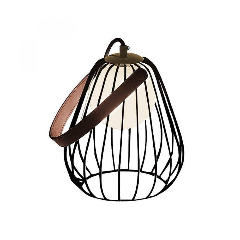 Abajur de Metal Lamp 22cmx18cm Bella Iluminação Preto