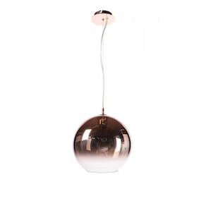 Pendente de Vidro Bocci 30cm Bella Iluminação Cobre