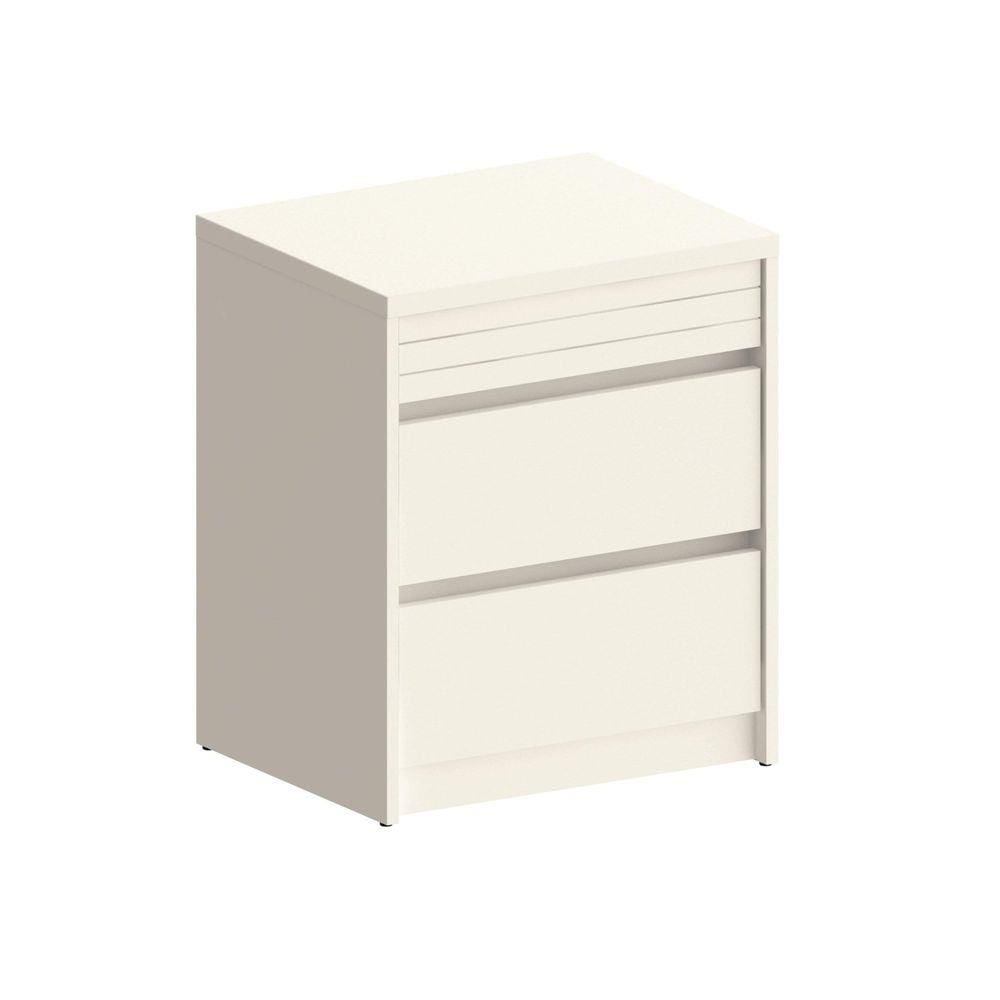 Mesa de Cabeceira 3 Gavetas Arujá Casa D Branco